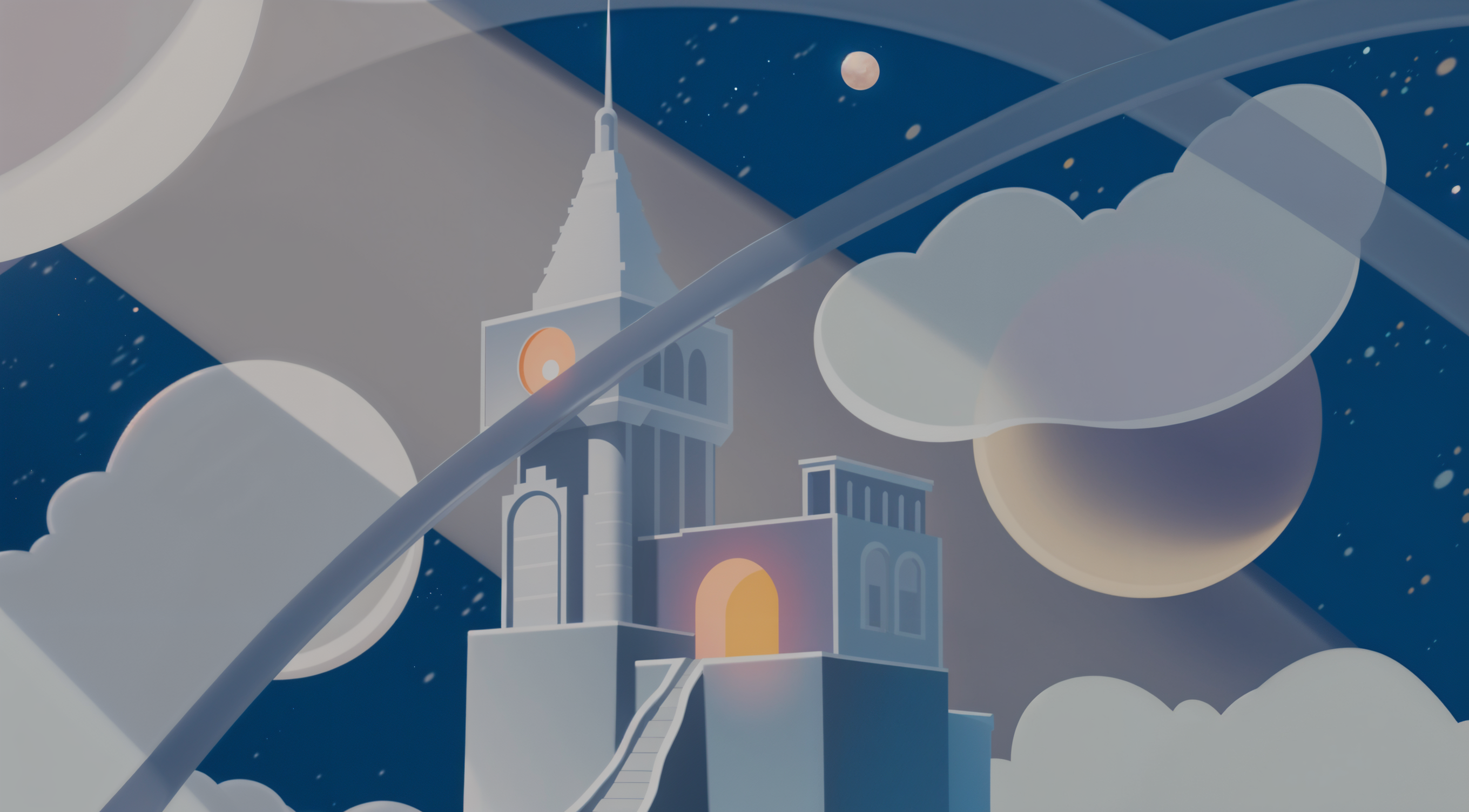 Creative exploration: alternative artistic interpretation of the same 3D scene structure